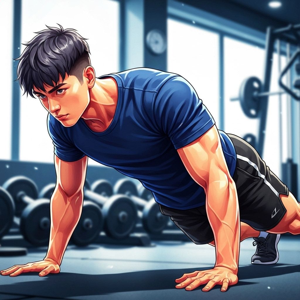 Push ups illustration