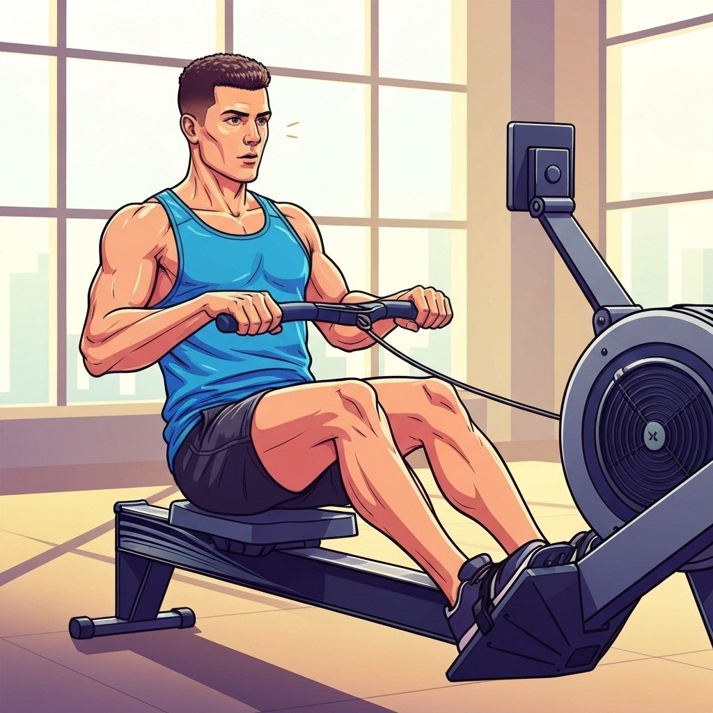 Barbell Bent over row illustration